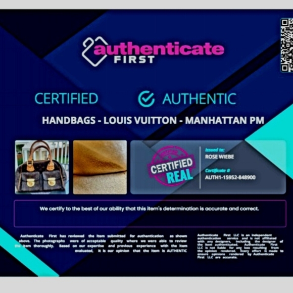 Vintage Authentic LV Manhattan PM - Picture 9 of 14